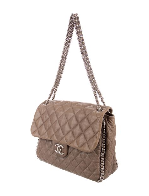 chanel chain around maxi flap|chanel jumbo double flap.